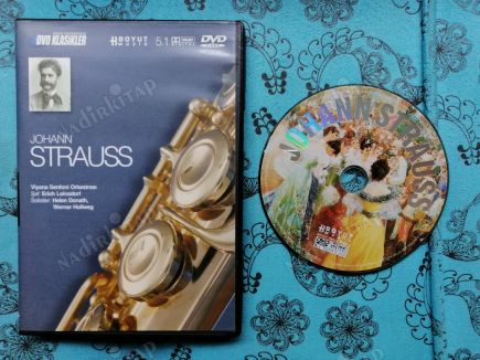 DVD KLASİKLER-JOHANN STRAUSS -VİYANA SENFONİ ORKESTRASI-MÜZİK  DVD -136 DAKİKA