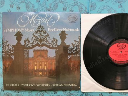 MOZART  - SYMPHONY NR. 40- PITTSBURGH SYMPHONY ORCHESTRA -1978 FRANSA BASIM  LP ALBÜM - 33 LÜK PLAK