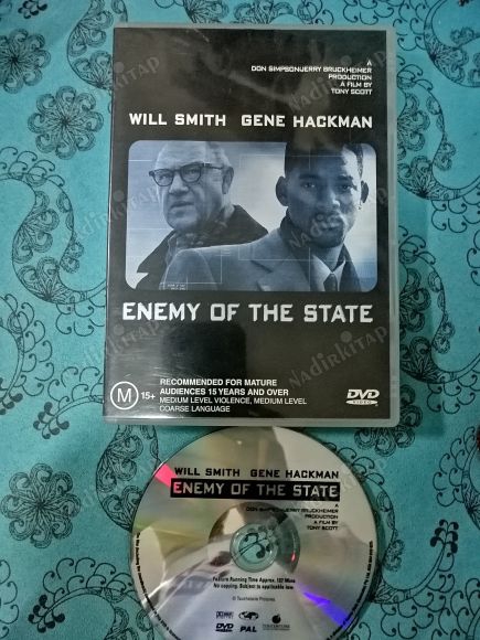 ENEMY OF THE STATE  - Will Smith / Gene Hackman  - 127 DAKİKA  -  DVD FILM - (YABANCI BASIM TÜRKÇE DİL VE ALTYAZI YOKTUR) ( +15 )