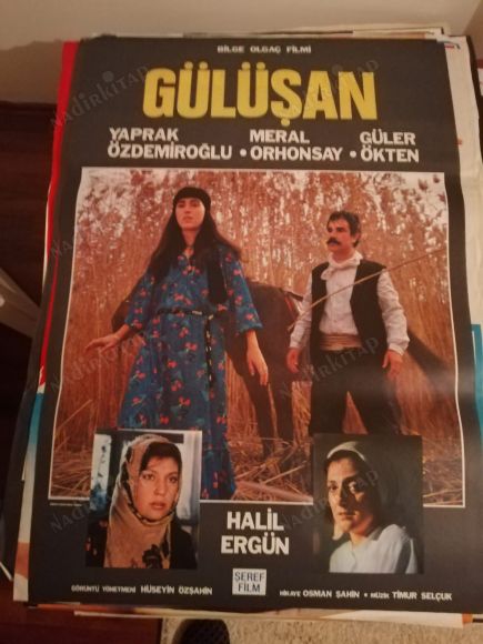 GÜLÜŞAN - HALİL ERGÜN - 70X100 CM EBATLARINDA FİLM AFİŞİ