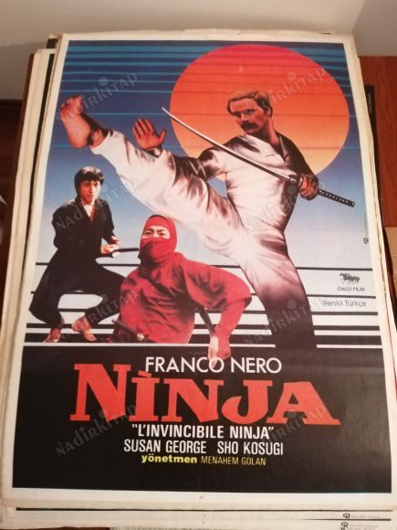 NİNJA - FRANCO NERO   - 70X100 CM EBATLARINDA  FİLM AFİŞİ