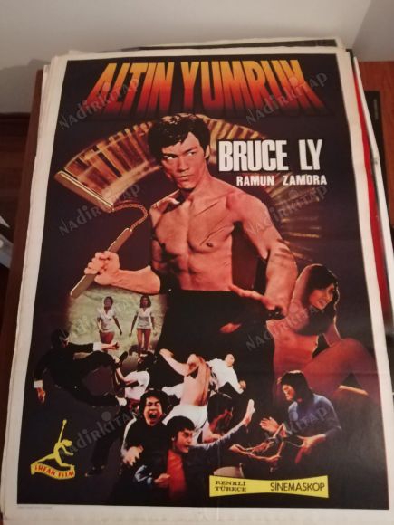 ALTIN YUMRUK -  BRUCE LY - 70X100 CM EBATLARINDA  FİLM AFİŞİ