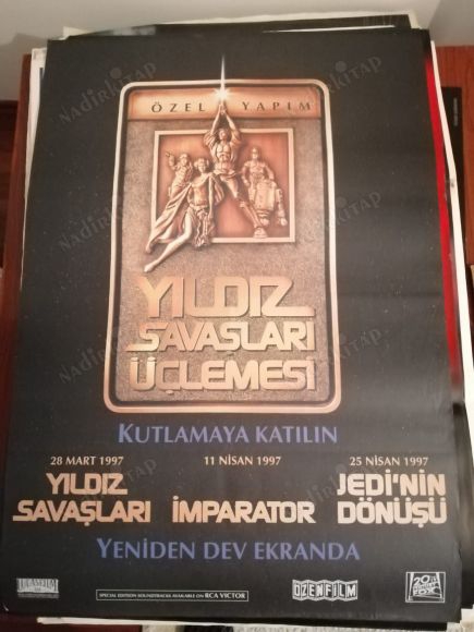 STAR WARS - YILDIZ SAVAŞLARI ÜÇLEMESİ - 70X100 CM EBATLARINDA FİLM AFİŞİ