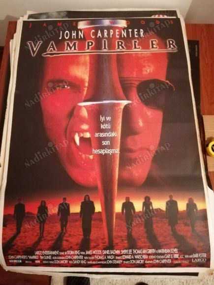 VAMPİRLER - JOHN CARPENTER  - 70X100 CM EBATLARINDA FİLM AFİŞİ