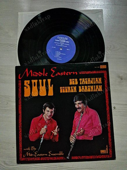 MIDDLE EASTERN SOUL - BOB TASHJIAN / SOUREN BARONIAN AMERİKAN BASKI  LP ALBÜM  33 LÜK DÖNEM PLAK