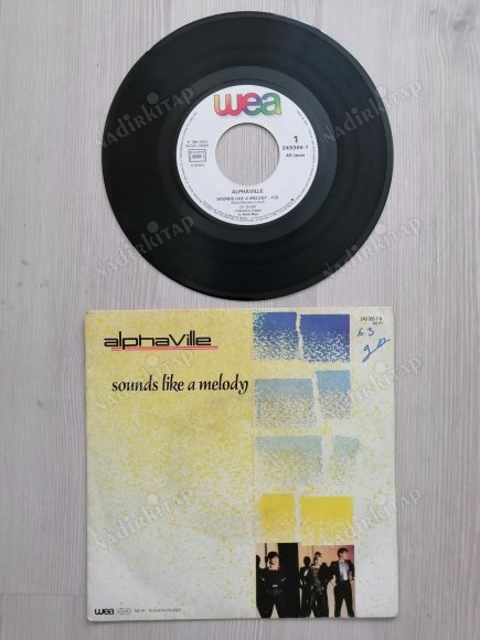 ALPHAVILLE -  SOUNDS LIKE A MELODY - 1984 FRANSA  BASIM  45 LİK PLAK