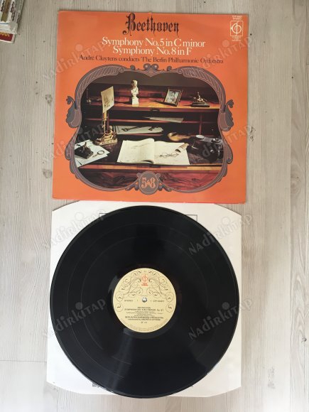BEETHOVEN SYMPHONY NO.5 IN C MINOR, OP.67 ANDRE CLUYTENS CONDUCTSTHE- İNGİLTERE BASIM - LP 33’LÜK