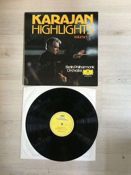 KARAJAN HIGHLIGHT VOL.1 - BERLIN PHILHARMONIC ORCHESTRA- 1974 İNGİLTERE BASIM - AÇILIR KAPAK LP 33’LÜK PLAK