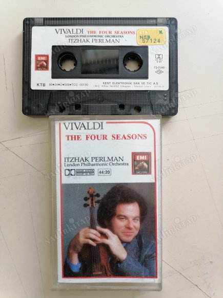 VIVALDI  / FOUR SEASONS   / ITZHAK PERLMAN /  KASET / - TÜRKİYE 1989 BASIM KASET