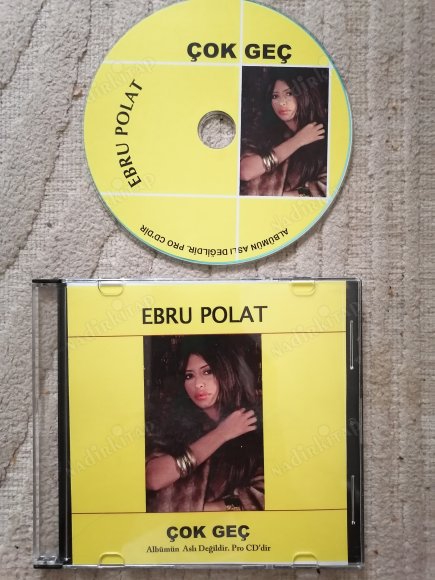 EBRU POLAT   / ÇOK GEÇ /  NADİR PROMO SINGLE  CD - 2008 TÜRKİYE  BASIM