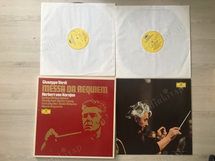 HERBERT VON KARAJAN- BERLINER PHILHARMONIKER- 1972 ALMANYA BASKI 2XLP BOX SET PLAK