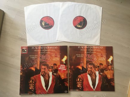 OTELLO - VERDI/ PLACIDO DOMINGO/ KATIA RICCIARELLI- 1986 ALMANYA BASKI 2XLP BOX SET PLAK