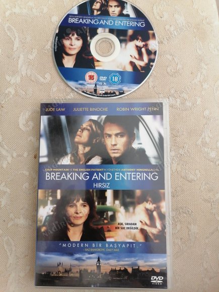 BREAKING AND ENTERING ( HIRSIZ )   / JUDE LAW JULIETTE BINOCHE  / DVD FİLM - 2. EL