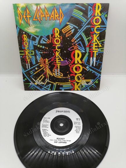 DEF LEPPARD / ROCKET / 1987 İNGİLTERE BASIM 45 LİK PLAK