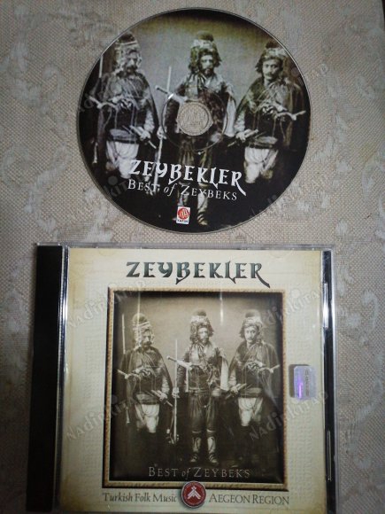 ZEYBEKLER -  BEST OF ZEYBEKS - TURKISH FOLK MUSIC  AEGEON REGION - ALBÜM  CD - TÜRKİYE 2014 BASIM-2.el