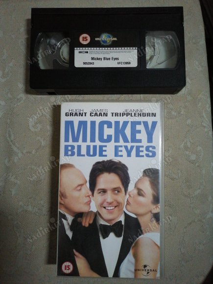 MICKEY BLUE EYES  - HUGH GRANT / JAMES CAAN -  VHS VİDEO FİLM -  98  DAKİKA  - 2002  İNGİLTERE BASIM İNGİLİZCE