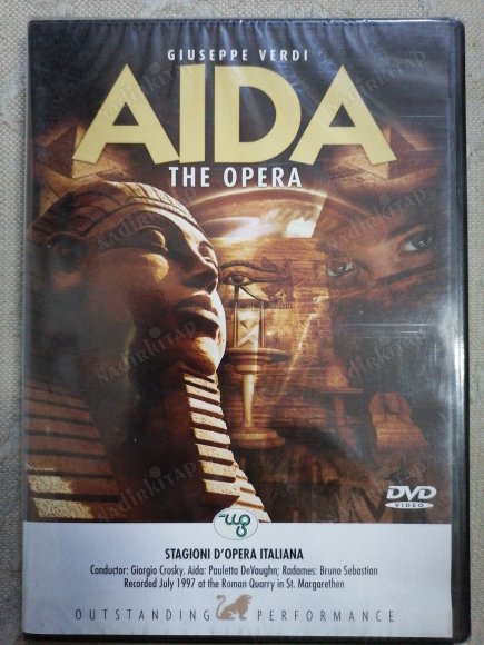 GUISEPPE VERDI - AIDA THE OPERA - 59 DAKİKA - 2006 AVRUPA  BASIM -  DVD KONSER  - AÇILMAMIŞ AMBALAJINDA