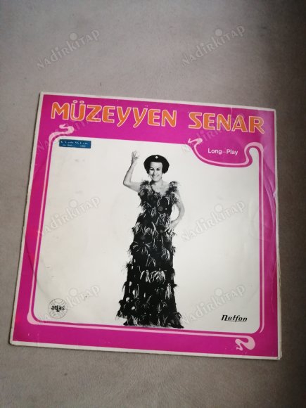 MÜZEYYEN SENAR - TÜRKİYE BASIM  LP 33 LÜK PLAK KAPAĞI!!! DİKKAT SADECE KAPAK !!! PLAK YOKTUR