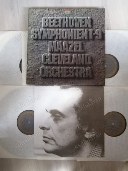 BEETHOVEN - 1-9. SENFONİLERİN TAMAMI  -CLEVELAND ORCHESTRA -1979 ALMANYA  BASKI 8xLP BOX SET PLAK