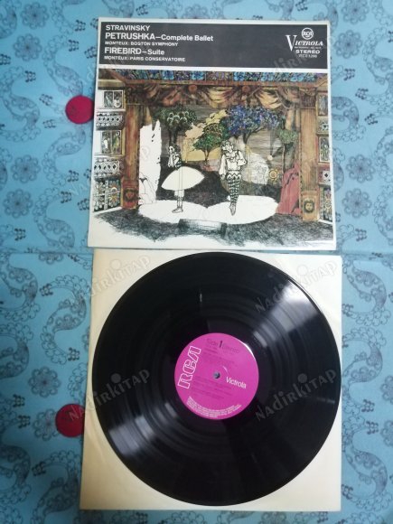 STRAVINSKY - Complete Ballet FIREBIRD  SUITE- 1968 İNGİLTERE BASIM ALBÜM - 33 LÜK LP  PLAK