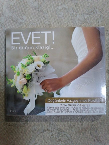 EVET! - BİR DÜĞÜN KLASİĞİ - 2 CD / 30 ESER 18 BESTECİ  - CD ALBÜM - AÇILMAMIŞ AMBALAJINDA