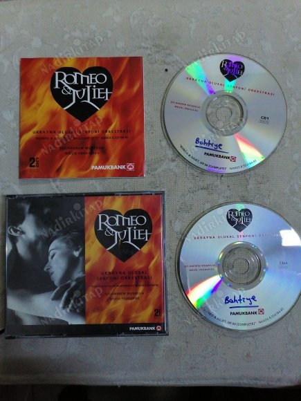 ROMEO  VE JULIET - UKRAYNA ULUSAL SENFONİ ORKESTRASI  - 2 CD - TÜRKİYE BASIM CD ALBÜM - 12 SAYFA KİTAPÇIKLI