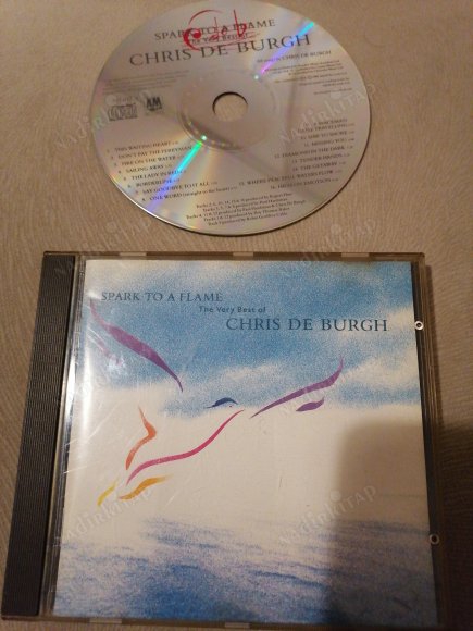 CHRIS DE BURGH - SPARK TO A FLAME  ( THE VERY BEST OF CHRIS DE BURGH ) 1989 ALMANYA  BASIM  ALBÜM CD