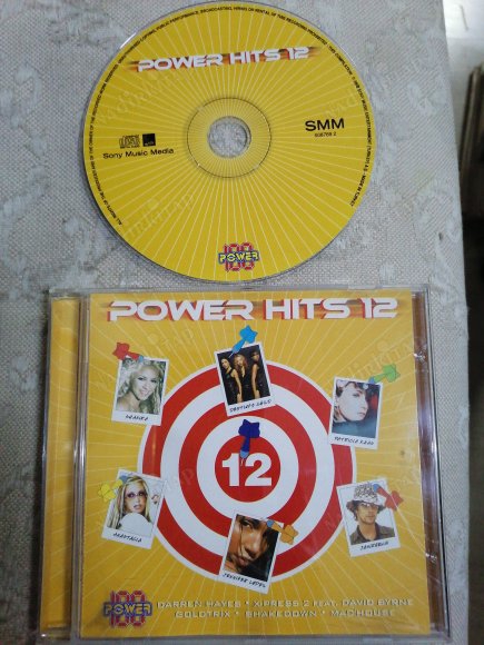 POWER HITS 12  -  2002  TÜRKİYE BASIM CD ALBÜM