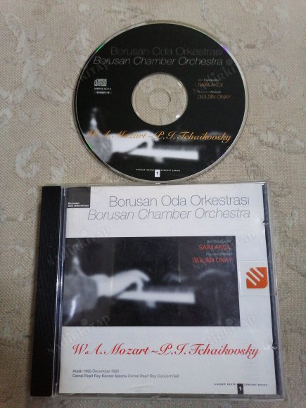 BORUSAN ODA ORKESTRASI -MOZART /TCHAIKOVSKY - ŞEF :SAİM AKÇIL PİYANİST:GÜLSİN ONAY - CD ALBÜM-2.EL