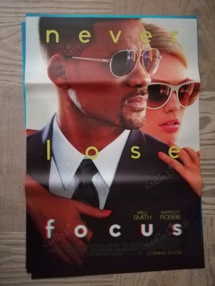 FOCUS - WILL SMITH - 70X100 CM EBATLARINDA  AMERİKAN BASIM FİLM AFİŞİ
