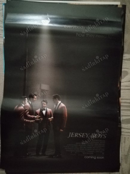 JURSEY BOYS - 70X100 CM EBATLARINDA AMERİKAN BASIM FİLM AFİŞİ