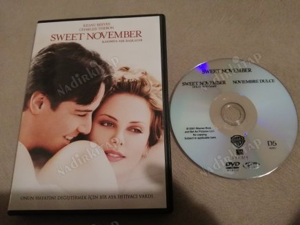 KASIMDA AŞK BAŞKADIR ( SWEET NOVEMBER ) - KEANU REEVES /CHARLIZE THERON  - TÜRKİYE BASIM  DVD FİLM 