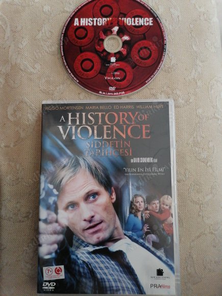 ŞİDDETİN TARİHÇESİ ( A HISTORY OF VIOLENCE ) - BİR DAVID CRONENBERG FİLMİ  -  TÜRKİYE BASIM -  DVD  FİLM -2.EL