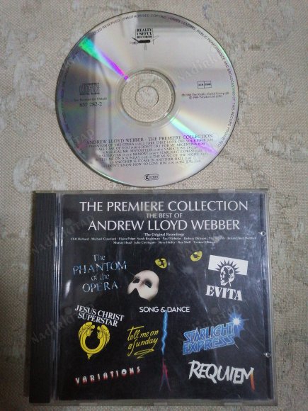 ANDREW LLOYD WEBBER - THE PREMIERE COLLECTION - 1988 İNGİLTERE   BASIM CD ALBÜM