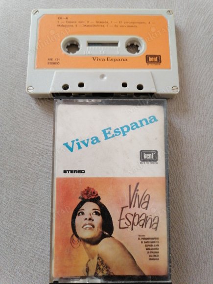 VIVA ESPANA -  TÜRKİYE BASIM KASET ALBÜM ( KEMİK KASET  )