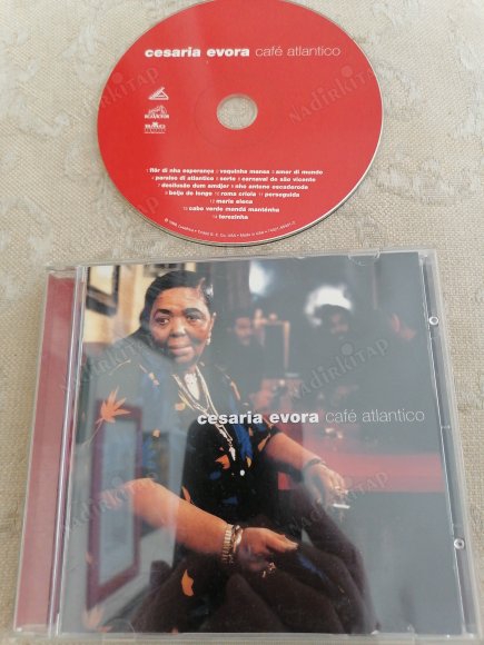 CESARIA EVORA - CAFE ATLANTICO -1999 USA  BASIM CD ALBÜM