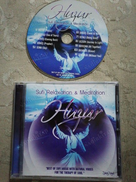 SUFİ RELAXATION & MEDITATION - Best of Sufi Music with Natural Voices  -  TÜRKİYE  BASIM CD ALBÜM