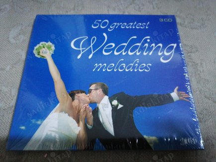 50 GREATEST WEDDING MELODIES  - 3 CD LİK SET - 2007 TÜRKİYE BASIM  3 CD ALBÜM - AÇILMAMIŞ AMBALAJINDA