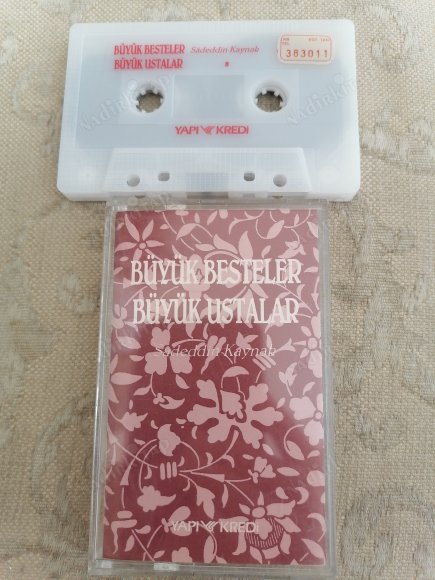 BÜYÜK BESTELER / BÜYÜK USTALAR 8 -SADEDDİN KAYNAK - 1993 TÜRKİYE BASIM KASET ( YAPI KREDİ )-2.EL