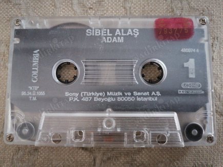 SİBEL ALAŞ - ADAM - 1995 TÜRKİYE BASIM KASET ALBÜM ( SADECE KASET KARTONETİ YOKTUR)