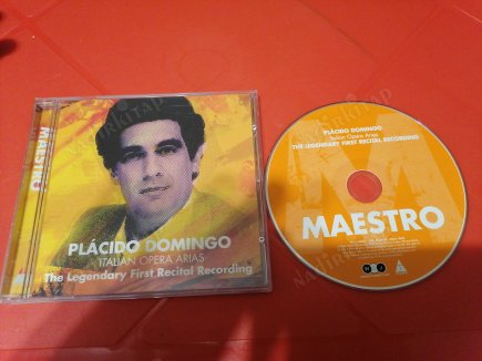 PLACIDO DOMINGO - ITALIAN OPERA ARIAS / THE LEGENDARY FIRST RECITAL RECORDING  - 2008 AVRUPA BASIM CD