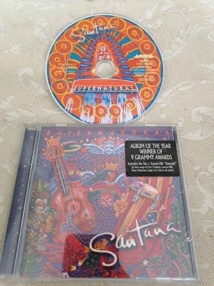 SANTANA - SUPERNATURAL   1999 AVRUPA   BASIM CD ALBÜM