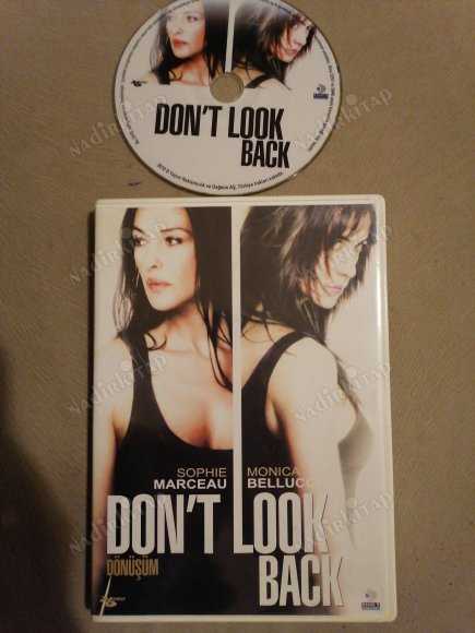 DÖNÜŞÜM / DON’T LOOK BACK -  SOPHIE MARCEAU MONICA BELLUCCI - TÜRKİYE BASIM - DVD  FİLM-2.EL