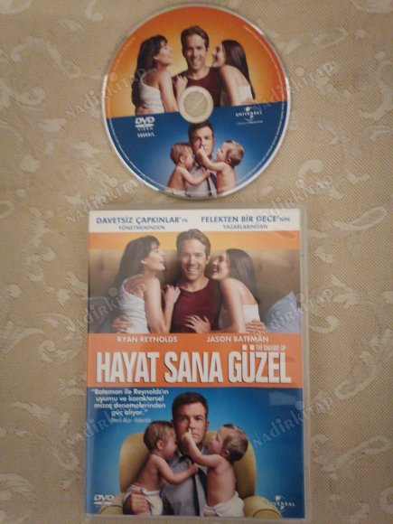 HAYAT SANA GÜZEL / THE CHANGE-UP -RYAN REYNOLDS / JASON BATEMAN  -TÜRKİYE BASIM DVD FİLM-2.EL