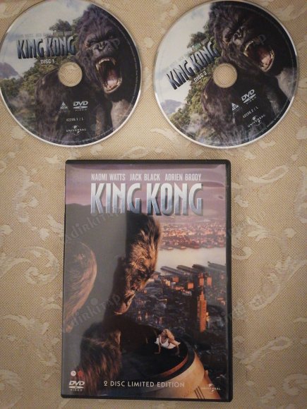 KING KONG  -DVD FİLM -2 DISC LIMITED EDITION -BİR PETER JACKSON FİLMİ  - DVD FİLM -2.EL
