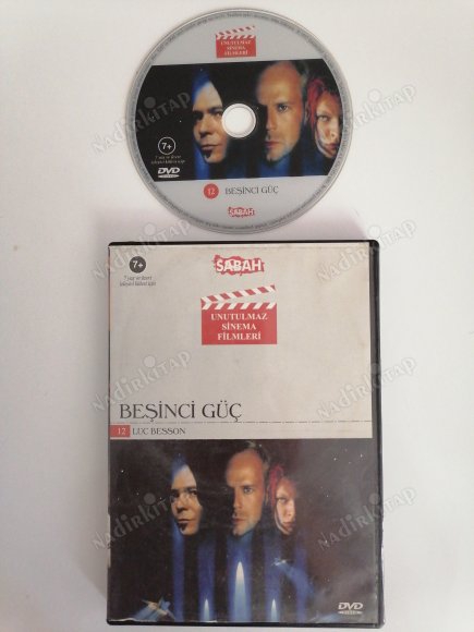 BEŞİNCİ GÜÇ - BİR LUC BESSON FİLMİ  ( Sabah Unutulmaz Sinema Filmleri 12 ) -  DVD FİLM - 2.EL