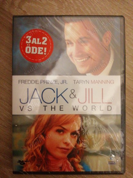 JACK VE JILL VS THE WORLD - FREDDIE PRINZE JR. / TARYN MANNING -  DVD FİLM - AÇILMAMIŞ AMBALAJINDA