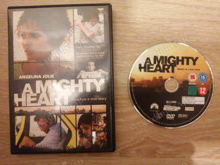 A MIGHTY HEART  - ANGELINA JOLIE - 2.EL  DVD FİLM   AVRUPA BASIM TÜRKÇE DİL SEÇENEĞİ VARDIR (+15)