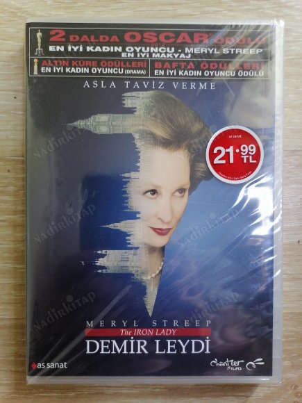 DEMİR LEYDİ / THE IRON LADY -  MERYL STREEP - 105 DAKİKA - 2.EL  DVD  FİLM - AÇILMAMIŞ AMBALAJINDA