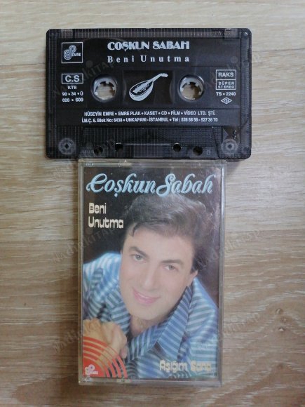 COŞKUN SABAH - AŞIĞIM SANA / BENİ UNUTMA  - 1990 TÜRKİYE  Basım  *KASET*